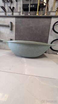 Umyvadlo mramorové 60cm vcetne konzoli a prepadu - 3