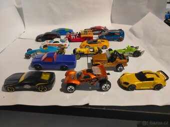 Autíčka,15 angličáků, kov, Hot wheels, Mattel, pěkné - 3