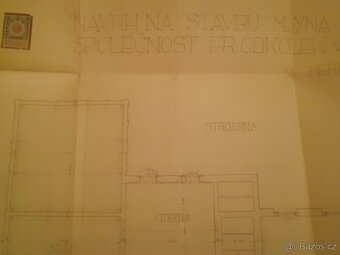 HUBERT GESSNER- Architekt Plány- Pekárna Fr.ODKOLEK Vysočany - 3