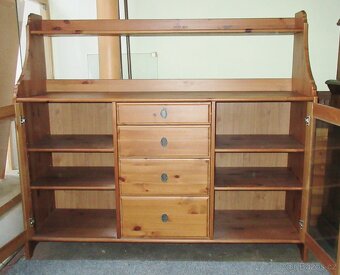 Komoda z borovice - celomasiv - Výborný stav - 3