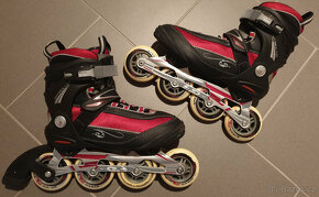 Inline brusle DELTA SPORT dámské černo-červené, velikost 39 - 3