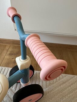 Odráželo ROOKIE RIDE modro růžové - 3