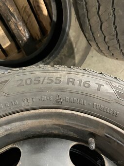 Zimní pneumatiky na diskách 205/55R16 Barum Z Citroen C4 - 3