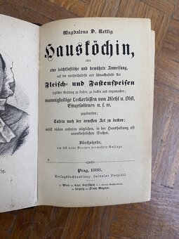 Rettigs Hauskochin / Kuchařka Rettigové, rok 1888 - 3