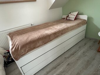 Vyvýšené jednolůžko 90x200cm IKEA - 3