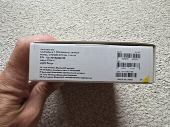 Bezdrátová True Wireless sluchátka Jabra Elite 4 - NOVÁ - 3