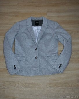 Prodám šedé dámské sako - 3