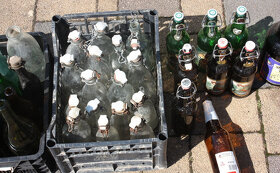 Lahev, lahve, pivní litý nápis, sodovka, lékovky, zavařenina - 3