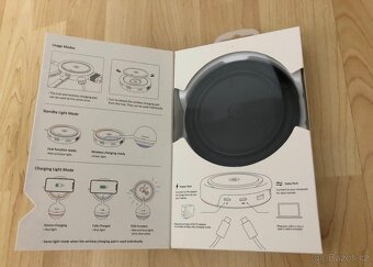 Nový hub/dokovací stanice s bezdrátovou nabíječkou - 3