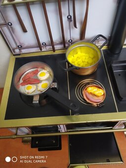 Plechová kamna sporák pro panenka barbie sběratele - 3