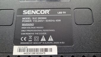 TV SENCOR úhlopříčka 71cm (28palců) - 3