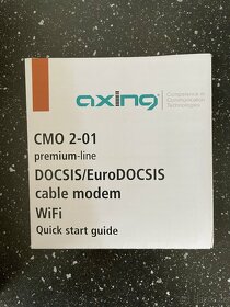 Axing CMO 2-01 Modem s Wi-Fi routerem - 3