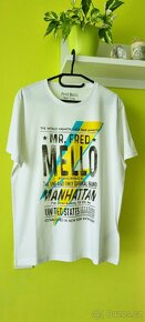 Bílé triko Fred Mello - 3