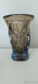 Skleněná váza "rozbouřené moře" Bohuslav Beránek - 3