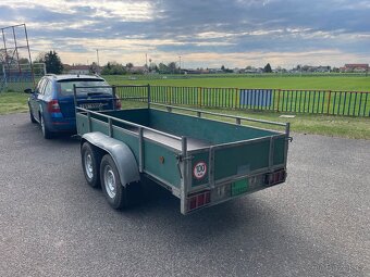 ✅Bržděný přívěs 2000 kg, 130x300, nová podlaha, nová stk - 3