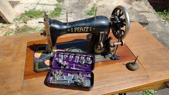 Šicí stroj Pfaff - mechanicky funkční s příslušenstvím - 3