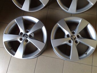 alu kola 5x100 r16 original škoda - 3