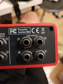 Použitá zvuková karta Focusrite Scarlett 18i8 (3. generace) - 3