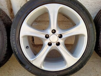 Alu kola Alessio, 7,5J x17, 5x100, Letní pneu 205/50 r17 89V - 3