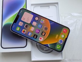 APPLE iPhone 14 128GB Purple - ZÁRUKA 12 MĚSÍCŮ - KOMPLETNÍ - 3