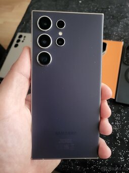 Vyměním Samsung Galaxy S24 Ultra 256GB violet titan top Stav - 3