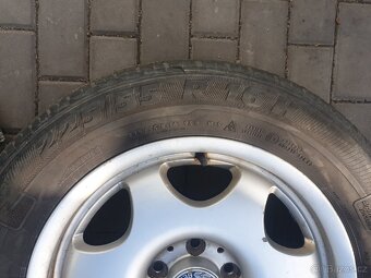 sada Alu disků Mercedes Benz W211, zimní pneu 225/55/R16 - 3