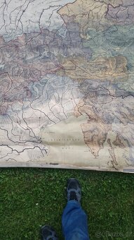 Mapa Alp z roku 1899 - 3