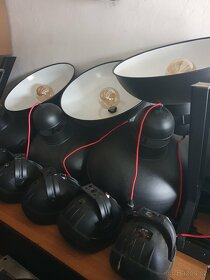 POSLEDNÍ KUS. Svítidlo -  klobouk, kovový lakovaný, 53cm - 3