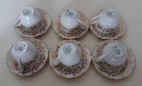 Prodám porcelánový zlacený servis - made in Czechoslovakia - 3
