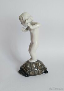 Putto stojící na želvně - Rosenthal - 3