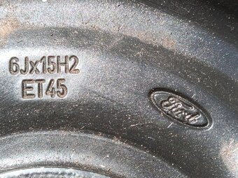 Ford 6J x 15 -ET45 rozteč 4x108 x 63,3 originální sada - 3