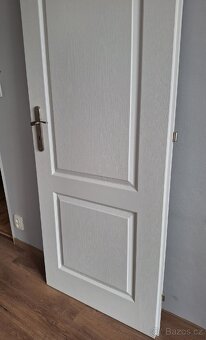 Bílé levé dveře 70 cm - 3