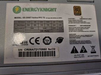 3x zdroj do pc 350w a 1x 405w. - 3