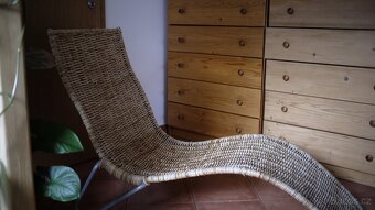 Proutěné křeslo/lehátko - 3
