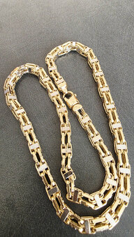 Zlatý řetízek 14k - 3