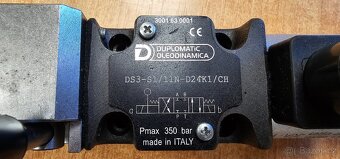 Hydraulický rozvaděč DUPLOMATIC 24V + manuál ovládání - 3