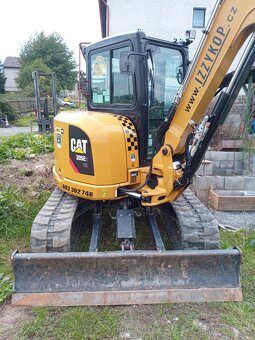 Pásový bagr Caterpillar 305 E2CR,rototilt. - 3