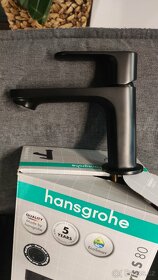 Hansgrohe Rebris S Umyvadlový ventil, matná černá - 3