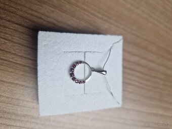 Bohemia garnet - český granát přívěsek kruh - 3