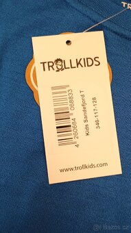 Letní triko merino tencel trollkids vel.128 - 3