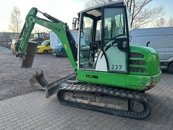 Terex TC48 2014 Minibagr 5T Powertilt + 2x Lžíce - 3
