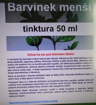 Barvínek - tinktura - 3