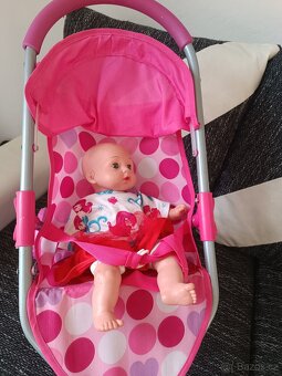 Tříkolka kočárek pro panenky - 3