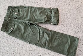 Dívčí značkové plátěné kalhoty, džíny vel. 122 - 3