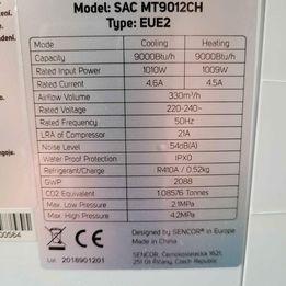 Mobilni klimatizace Sencor SAC MT9012CH - 3