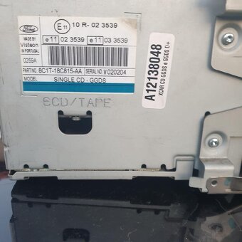 Autorádio Ford 6000 CD do Transit, Mondeo, Fokus. - 3