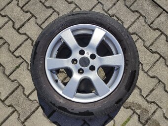 ALU LITÁ KOLA OCTAVIA II 16" ,pneu 205/55/16, 6-7mm - 3