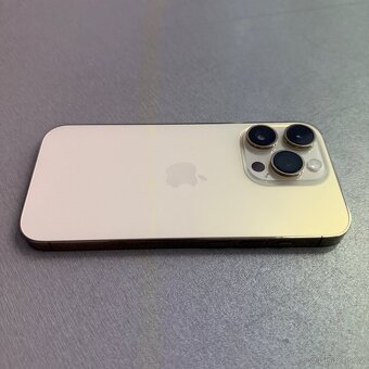 iPhone 14 Pro 256GB zlatý, top stav bez škrábance - 3