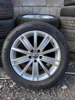18" Originální ALU kola VW - nové celoroční pneu - 3