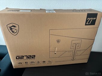 Herní monitor MSI 27” full HD, 166MHZ - 3